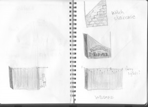 Concept Sketch of WOO stairs